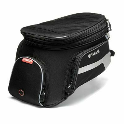 Yamaha City Tankrucksack schwarz mit silbernen Akzenten