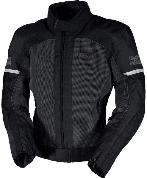 iXS Iskander Sommer-Motorradjacke – Schwarz