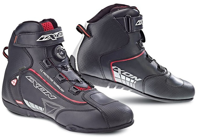 IXON Soldier Motorradschuhe schwarz rot