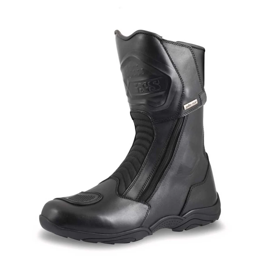 iXS Tour 2-Zip-ST+ Motorradstiefel Schwarz
