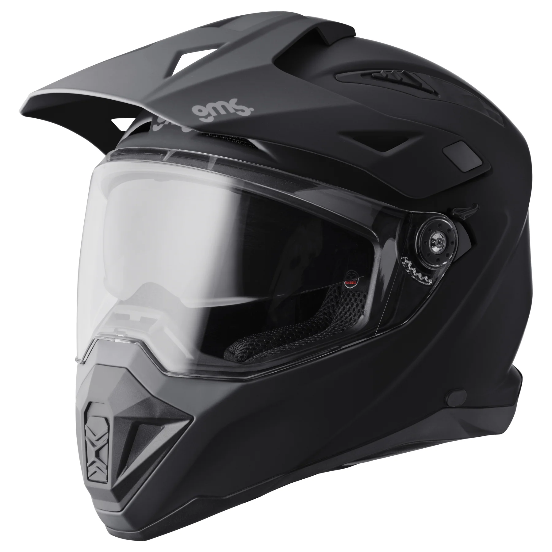 GMS Adventus Adventurehelm in Schwarz matt, Grösse L