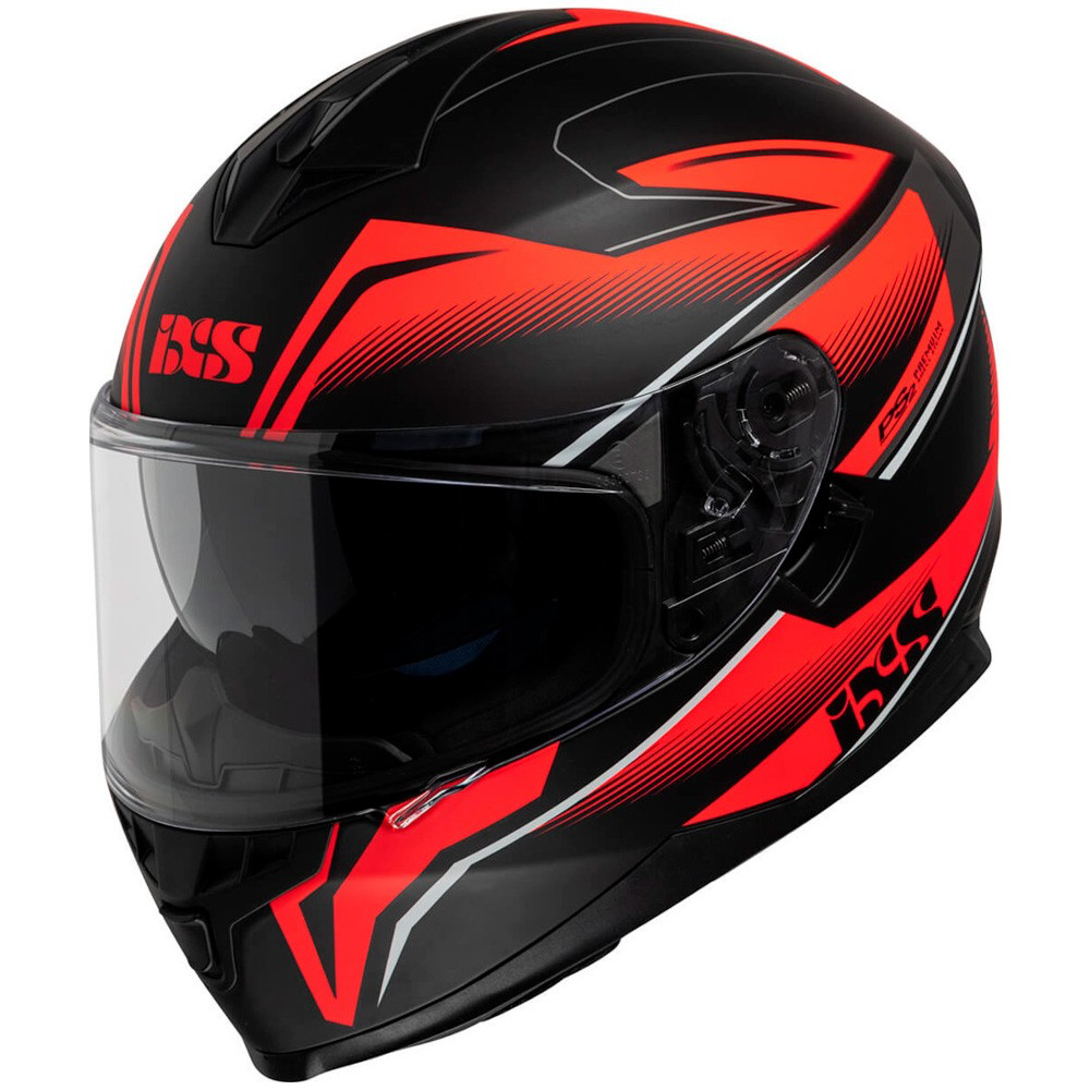 iXS 1100 2.3 Integralhelm – Schwarz matt/Rot