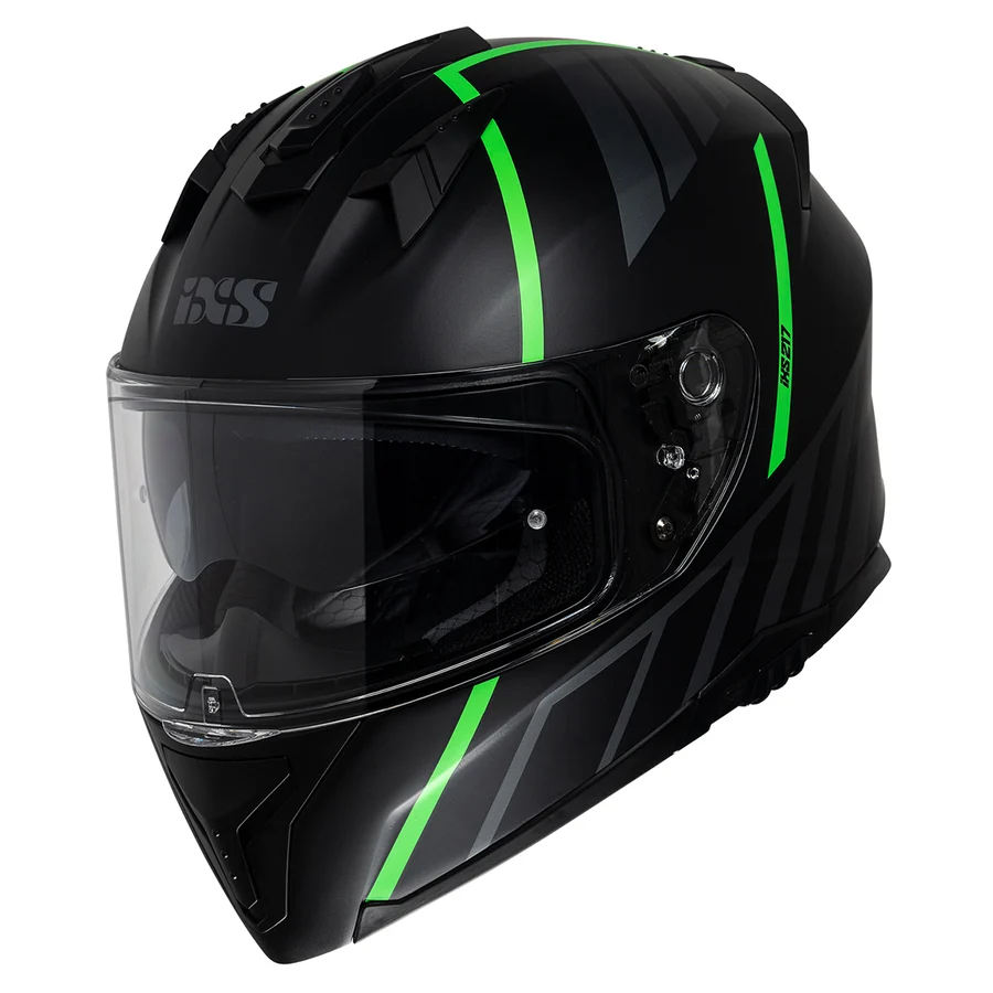 iXS 217 2.0 Integralhelm – Mattschwarz/Neongrün