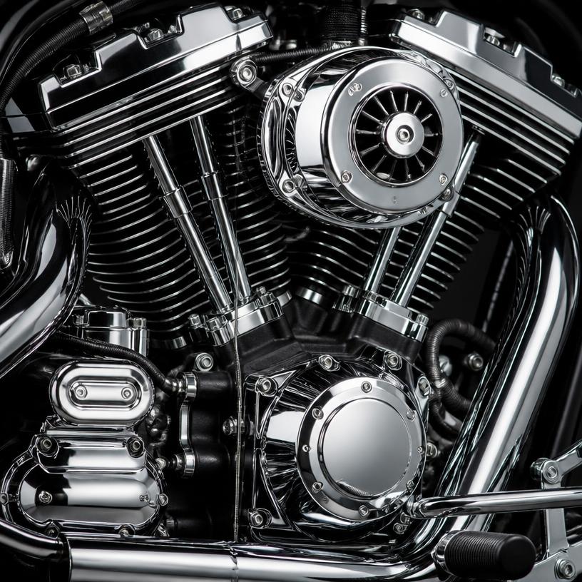 Ersatzteile und Motorendetails im Lager
